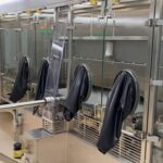 OPTIMA RALUT automatic lyophiliser loading and unloading system with glove ports and operator panel
