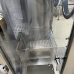 Interior of the OPTIMA VFVM 18000 filling machine with open-RABS guarding
