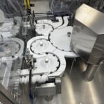 Change part star wheels of the OPTIMA VVM 2428 capping machine