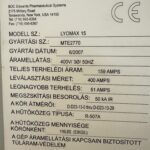 BOC Edwards LyoMax 15 nameplate, serial MTE2770, 2007