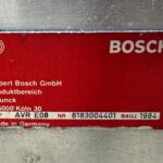 Bosch AVR E08 nameplate, built 1984