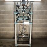 Büchi 30 L glass reactor, full view of the frame
