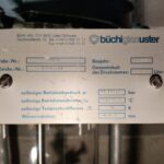 Büchi Glas Uster vessel nameplate, works no. 29196, year 2000
