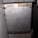 Getinge GE 2612 ARB-2 pressure vessel data plate