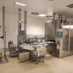 Groninger ASVK 400 vial washer and STH 1185 sterilising tunnel in the filling room