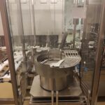 Groninger DFVK 6001 rotary vial infeed table and stopper bowl