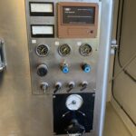 Lödige HC 130 operator panel with bed temperature and liquid flow indication