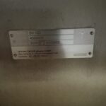 Optima Inova SV 122 nameplate, machine no. 4009850, 2008